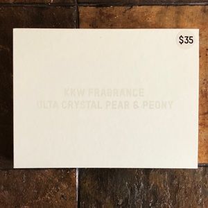 KKW Fragrance Ulta Crystal Pear and Peony